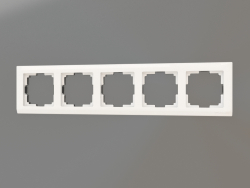 Rahmen für 5 Pfosten Stark (weiß)