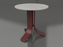 कॉफ़ी टेबल Ø50 (वाइन रेड, डेकटन क्रेटा)