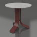 3d model Coffee table Ø50 (Wine red, DEKTON Kreta) - preview