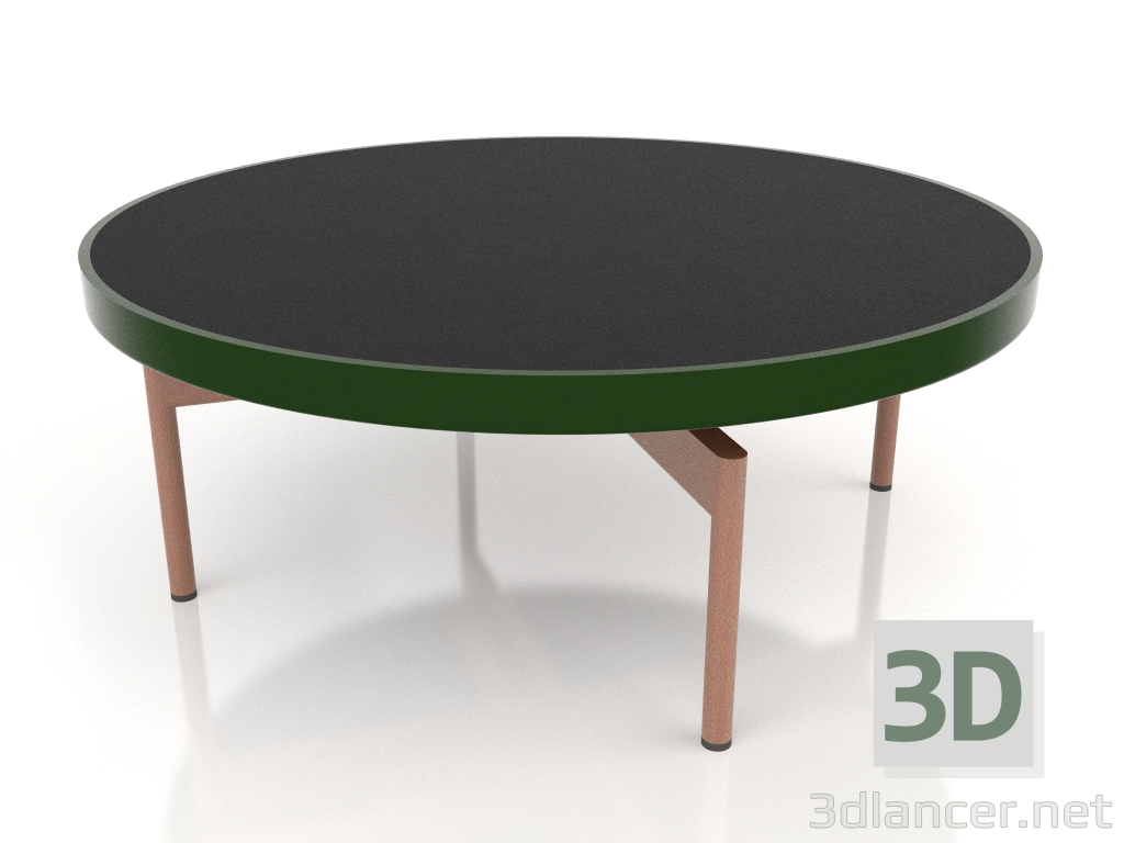 3d model Round coffee table Ø90x36 (Bottle green, DEKTON Domoos) - preview