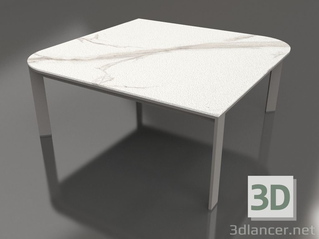 modello 3D Tavolino 90 (Grigio quarzo) - anteprima