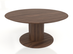 Dining table, walnut veneer finish (D 160x76.4 cm)