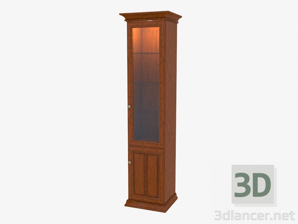 3d модель Элемент стенки мебельной (3855-35 P) – превью