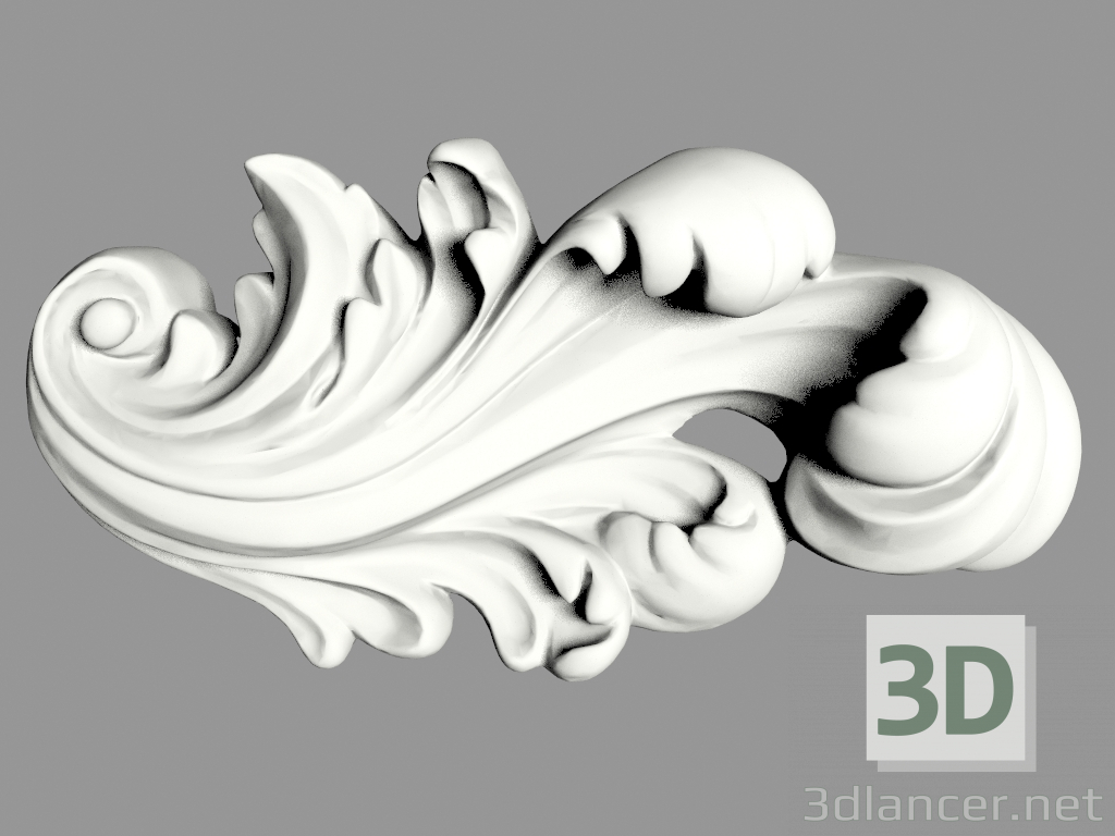 modèle 3D Décoration murale (F155) - preview