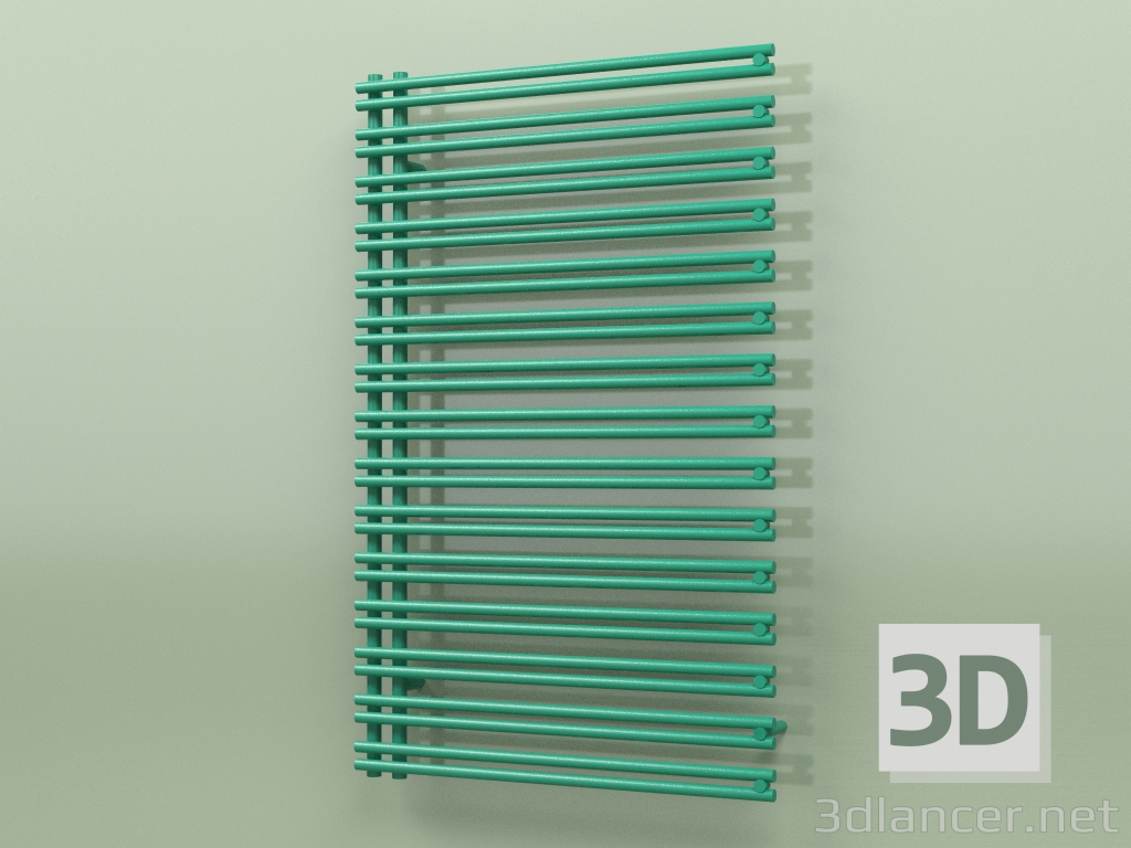 3D modeli Isıtmalı havlu askısı - Ratea (1200 x 750, RAL - 6016) - önizleme
