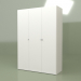 3D Modell Kleiderschrank 3 Türen Lf 130 (Weiß) - Vorschau