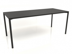 टेबल डीटी (1800x800x750, लकड़ी का काला)