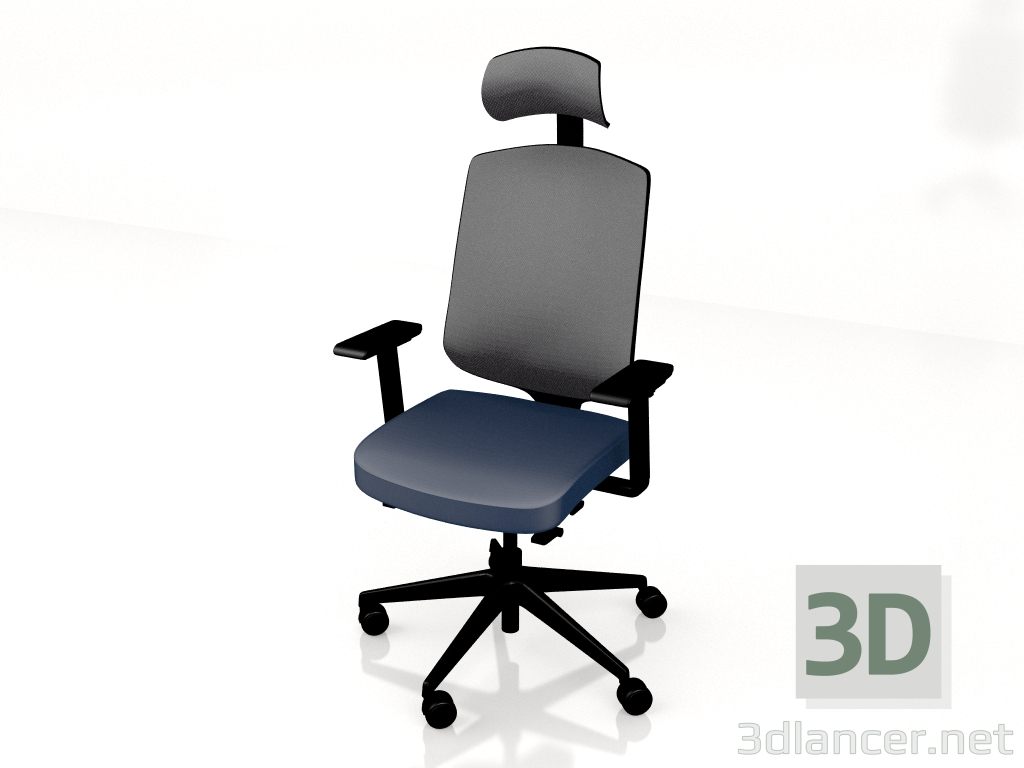 modèle 3D Chaise de bureau Sava - preview