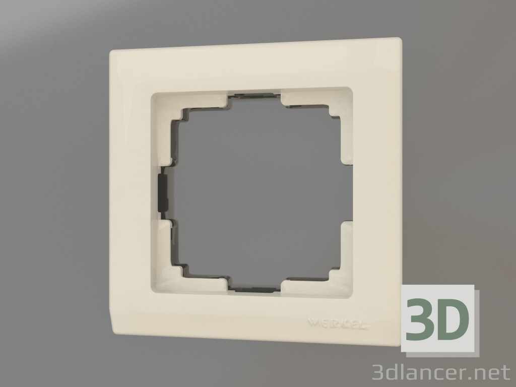 3d model Frame for 1 post Stark (ivory) - preview