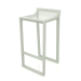 3d model High stool with a low back (Cement gray) - preview