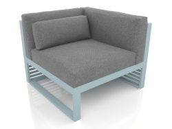 Modular sofa, section 6 right (Blue gray)