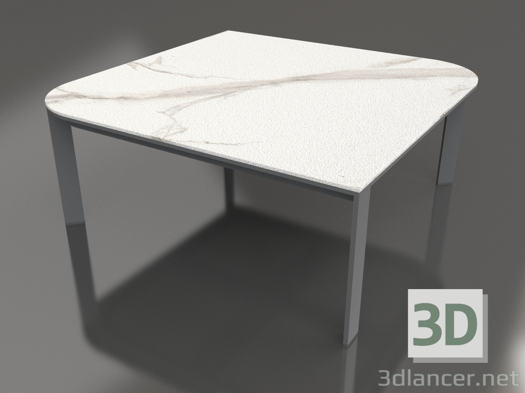 3d model Coffee table 90 (Anthracite) - preview