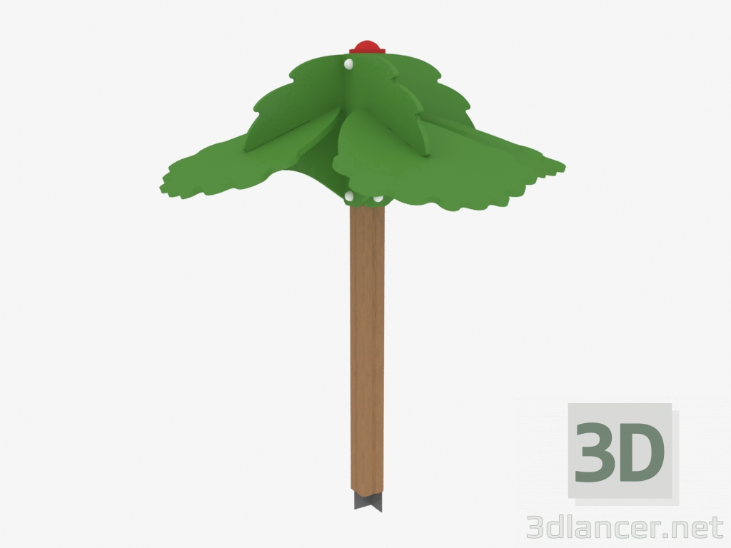 3D Modell Vordach für einen Sandkasten Palma (5317) - Vorschau