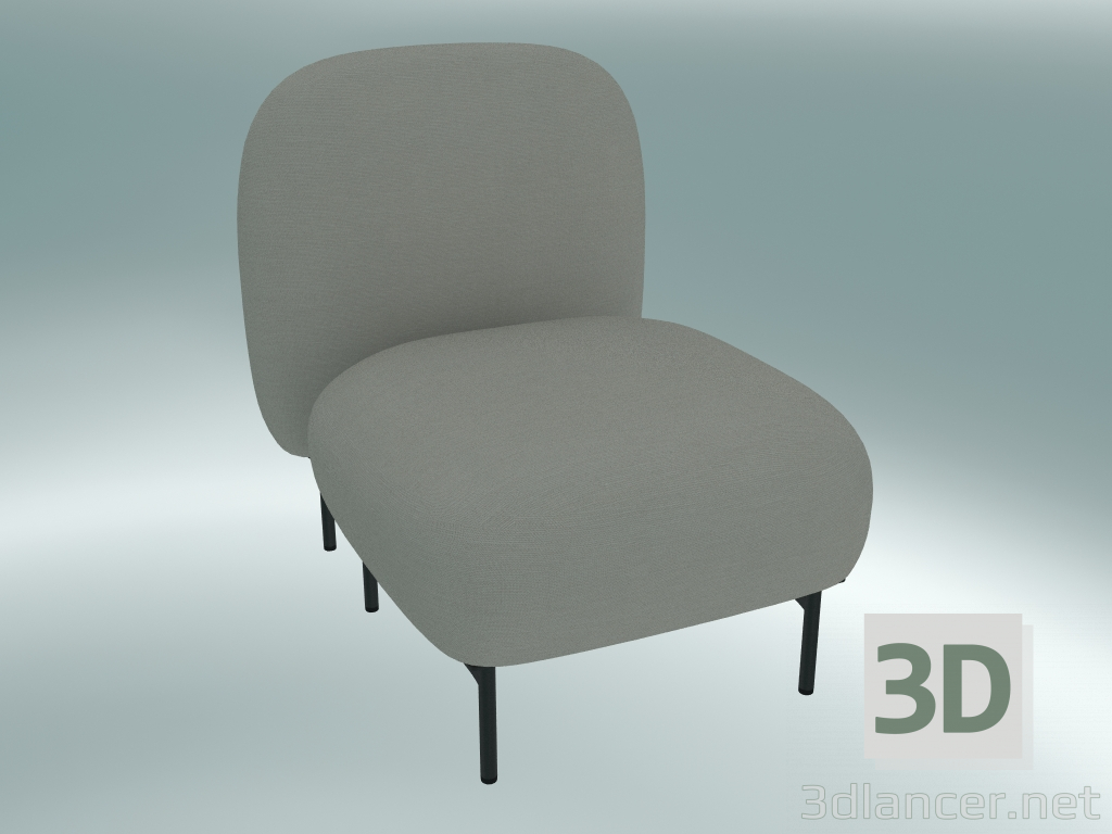 modèle 3D Système de siège modulaire Isole (NN1, siège à dossier haut) - preview