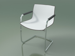 Sandalye 2089 (konsolda, kolçaklı, iki tonlu polipropilen)