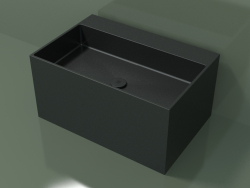 Countertop washbasin (01UN42302, Deep Nocturne C38, L 72, P 48, H 36 cm)