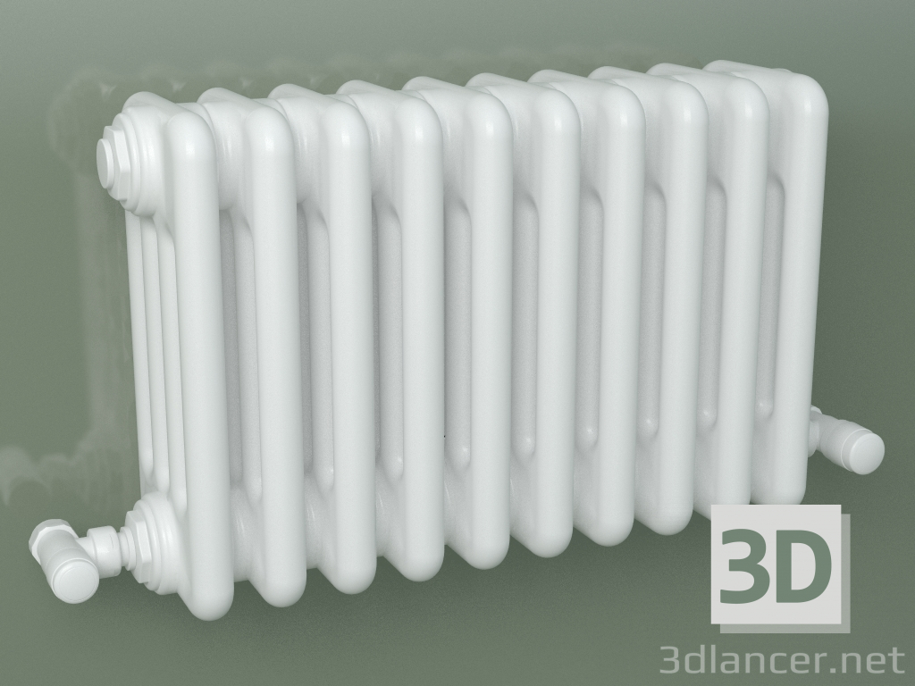 3d model Radiador tubular PILON (S4H 4 H302 10EL, blanco) - vista previa