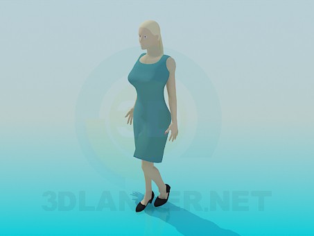 3d модель Жінка – превью 3d модель Жінка – превью