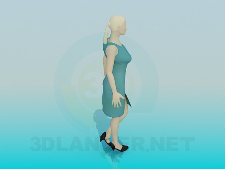 3d модель Жінка – превью 3d модель Жінка – превью
