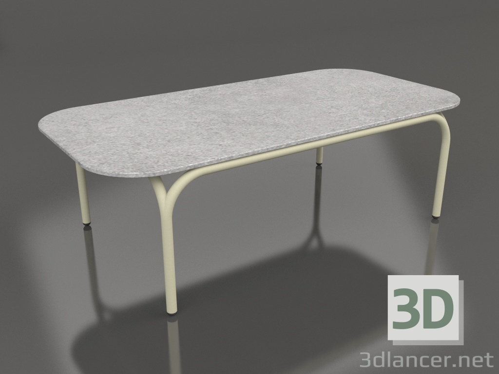 3d модель Кофейный стол (Gold, DEKTON Kreta) – превью
