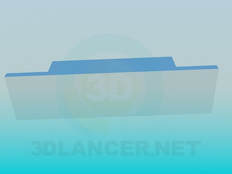 3d модель Ручка для мебели – превью 3d модель Ручка для мебели – превью