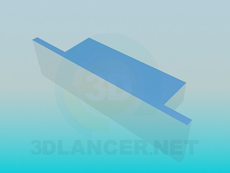 3d модель Ручка для мебели – превью 3d модель Ручка для мебели – превью