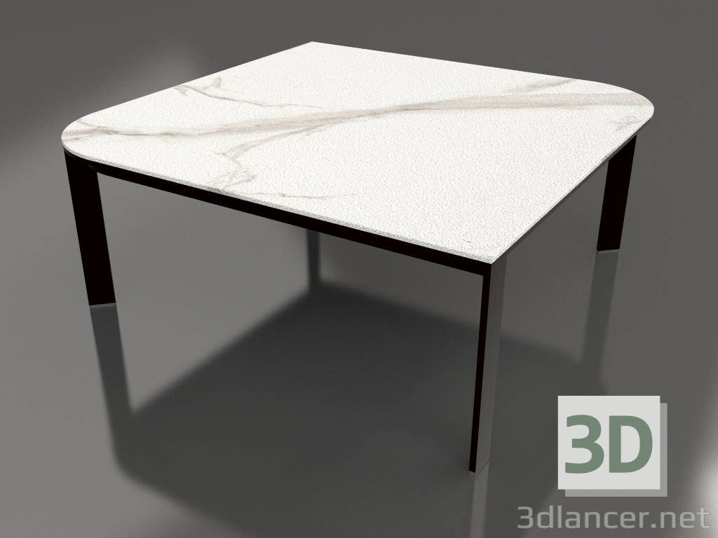 modello 3D Tavolino 90 (Nero) - anteprima
