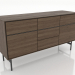 3d model Cabinet 2 1600x500 mm (lightened ash walnut) - preview