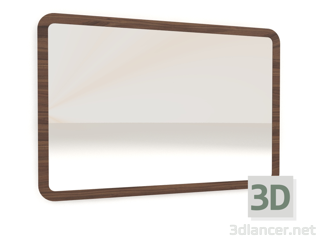 3D modeli Ayna, ceviz kaplama (110x75x2,4 cm) - önizleme