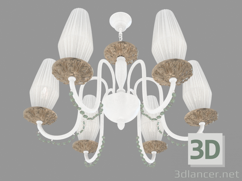 modèle 3D Dispositif d'éclairage (lustre) Felicia (3919 6) - preview