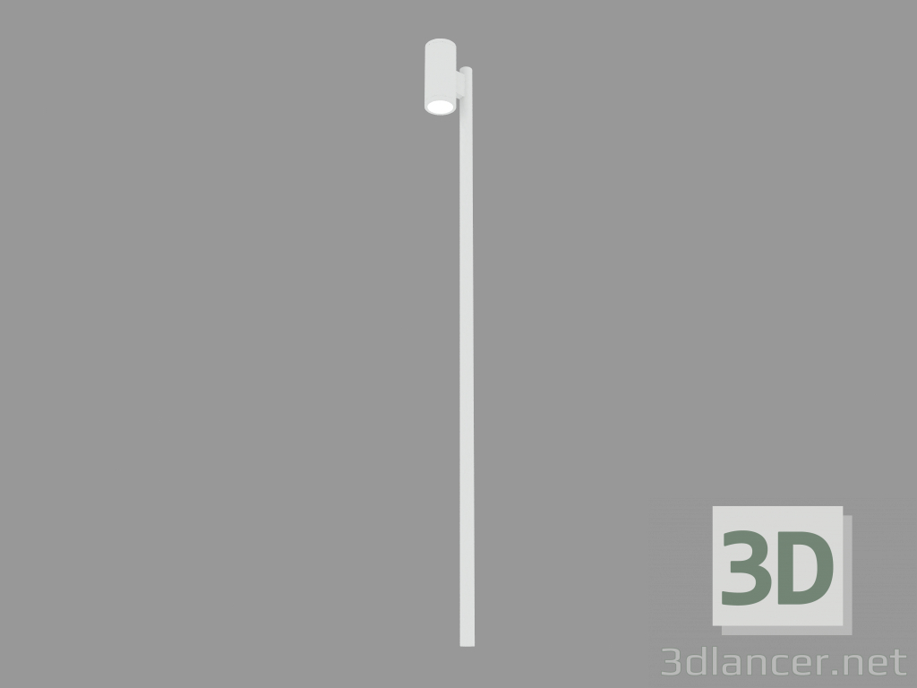 modello 3D Lampione SLOT POLE (S3973N + S2811_LED) - anteprima