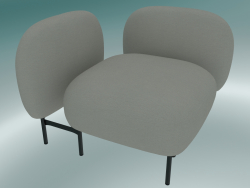 Sistema di sedili componibili Isole (NN1, sedile con schienale basso, bracciolo destro)