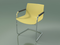 Stuhl 2089 (auf der Konsole, mit Armlehnen, Polypropylen PO00415)