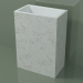 3d model Freestanding washbasin (03R136101, Carrara M01, L 60, P 36, H 85 cm) - preview