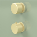 3d model Thermostatic mixer set with shut-off valves (16 48 0, OC) - preview