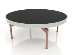 Round coffee table Ø90x36 (Cement grey, DEKTON Domoos)