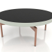 modèle 3D Table basse ronde Ø90x36 (Gris ciment, DEKTON Domoos) - preview
