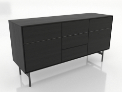 Armadio 2 1600x500 mm (nero RAL 9005)