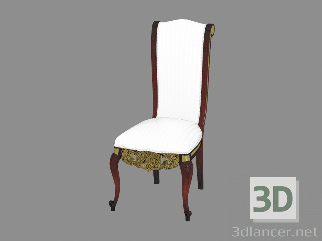 modèle 3D Chaise à manger en style classique 410 - preview