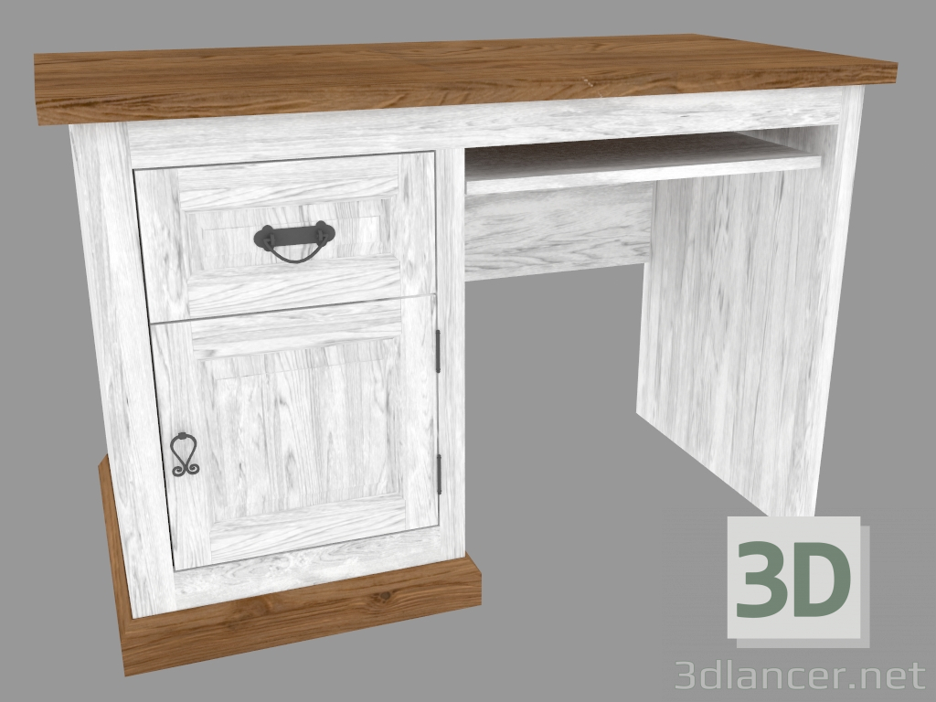 3d model Dressing table (PRO.085.XX 121x79x59cm) - preview