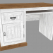 3D modeli Tuvalet masası (PRO.085.XX 121x79x59cm) - önizleme