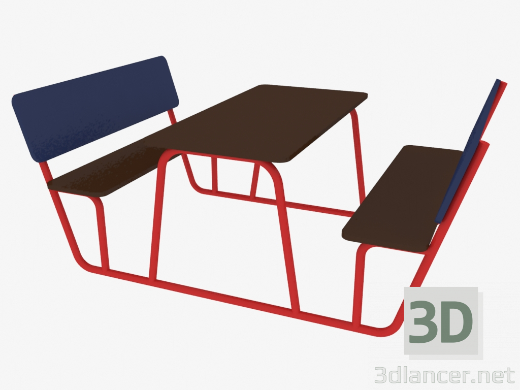3d model Coffee table (5402) - preview