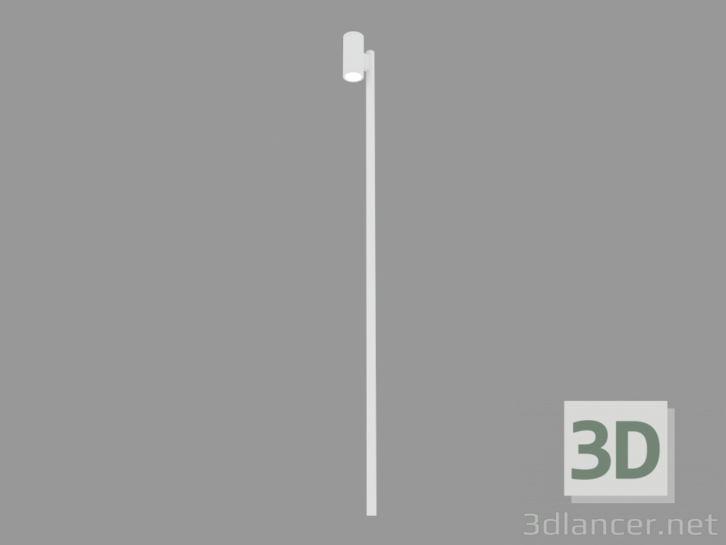 3D modeli Sokak lambası SLOT POLE (S3973N + S2816_LED) - önizleme