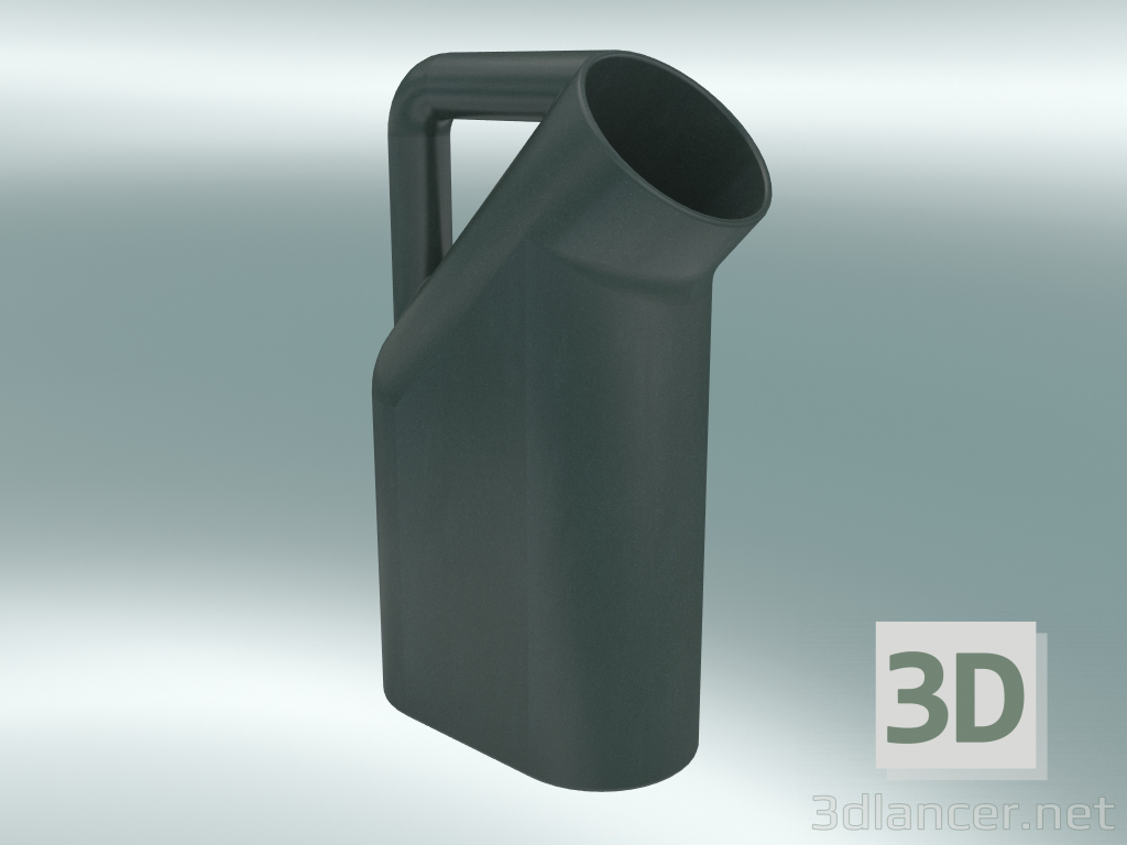3d model Decanter Tub Jug (Dark Green) - preview
