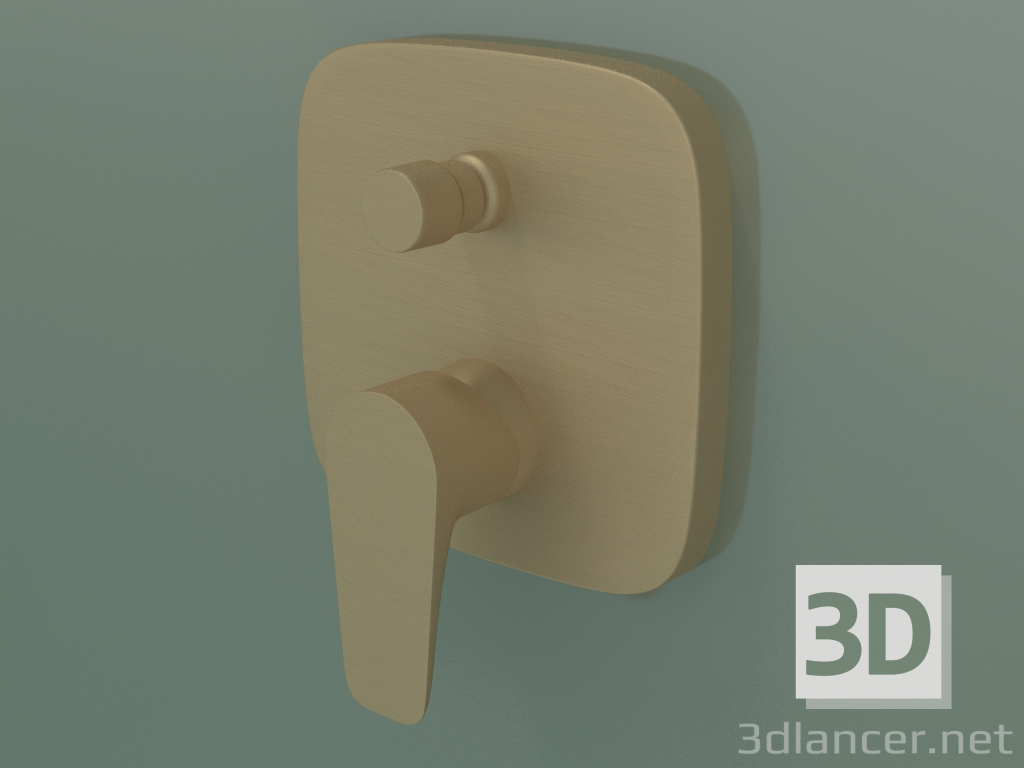 3D modeli Tek kollu banyo bataryası (71745140) - önizleme
