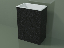 Freestanding washbasin (03R136101, Nero Assoluto M03, L 60, P 36, H 85 cm)