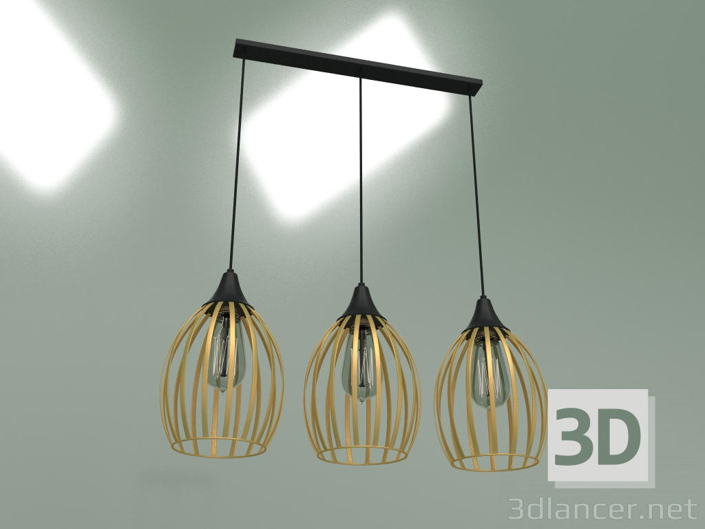 3d model Pendant lamp 2817 Gold - preview