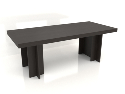 डाइनिंग टेबल डीटी 14 (2200x1000x796, लकड़ी का भूरा गहरा)