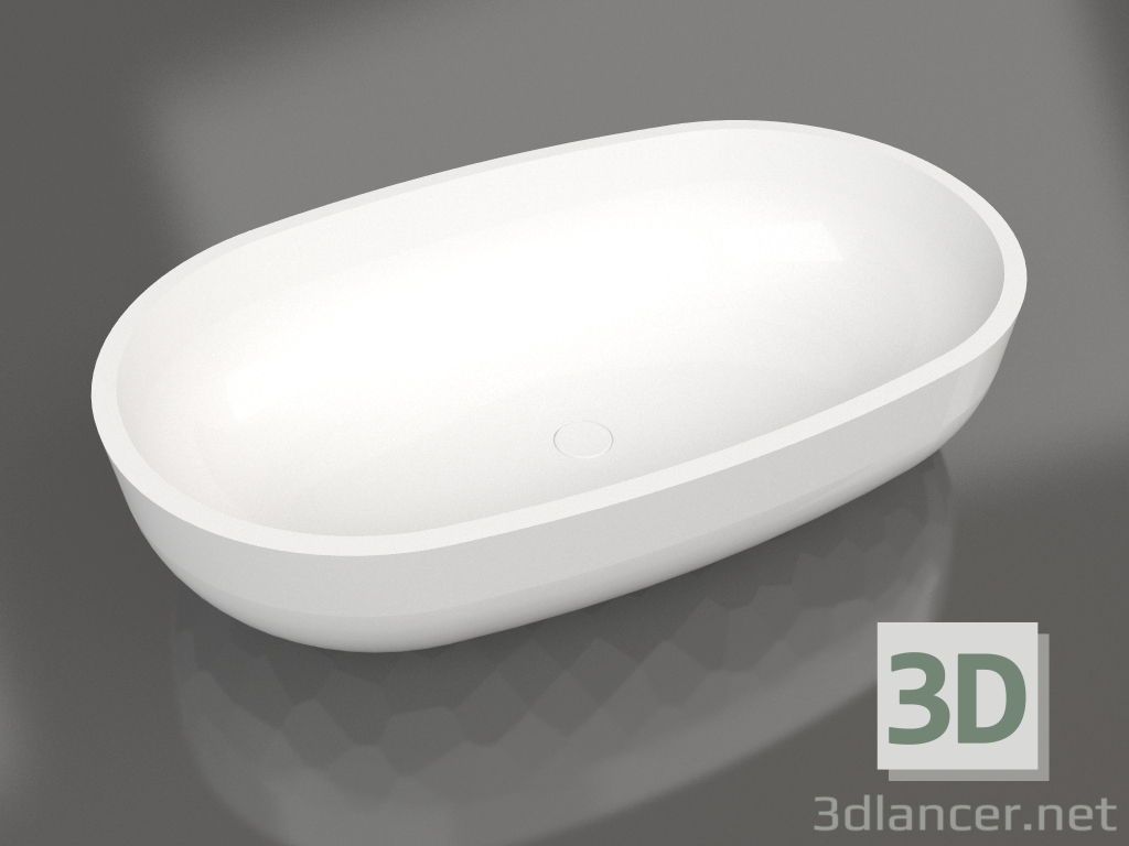 3D modeli Tezgah üstü lavabo GLORIA 05 - önizleme