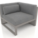 3D Modell Modulares Sofa, Abschnitt 6 rechts (Quarzgrau) - Vorschau